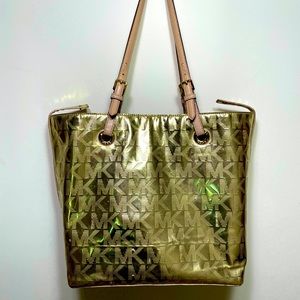 Michael Kors Gold Tote